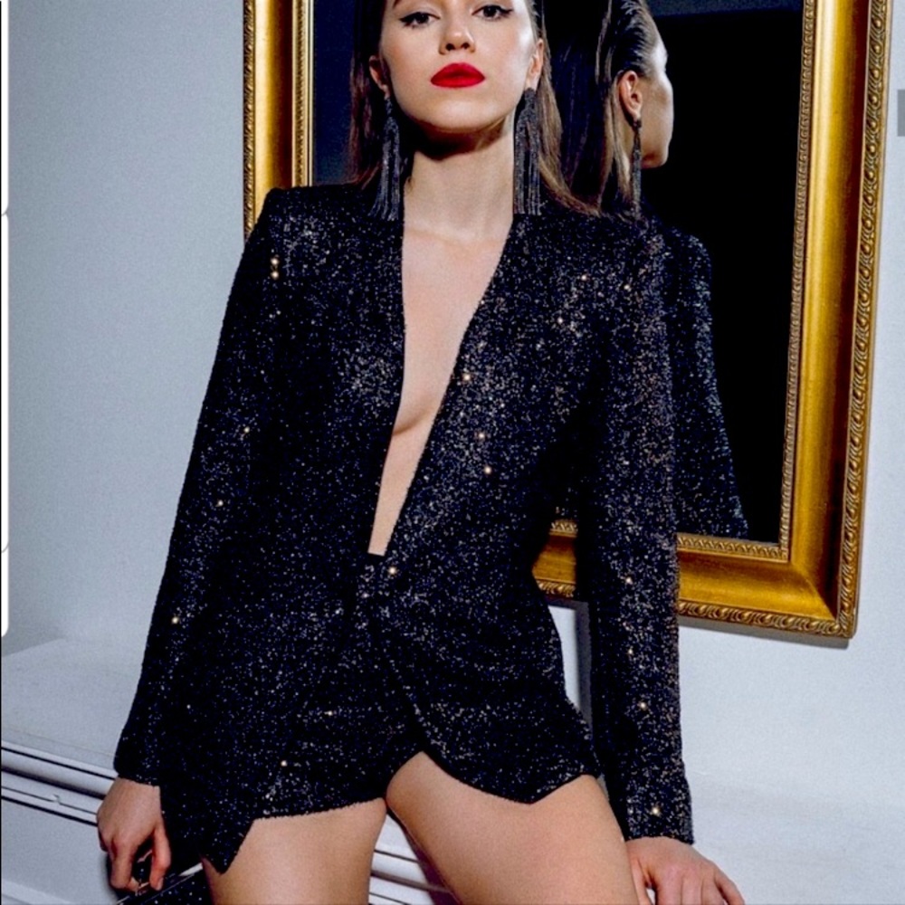 NWOT Zara Sequin Set